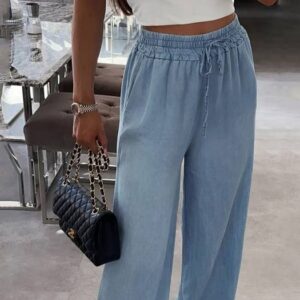 Zarina Wide Leg pocket detail