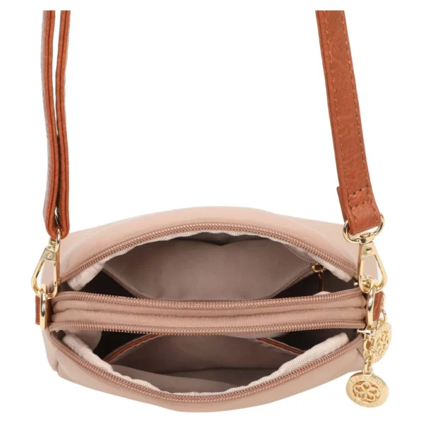 Small Two-Zippers Shoulder Bag - Image 3